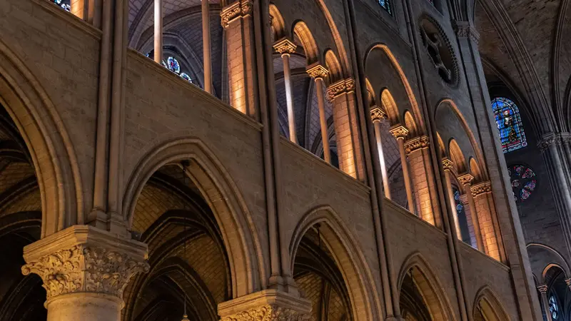 Notre-Dame Cathedral interior, Paris