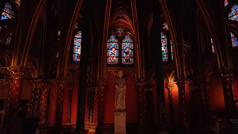 Sainte-Chapelle stained glass windows, Paris